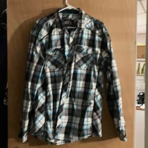 Buckle Black Men’s 2XL Flannel like new condition
